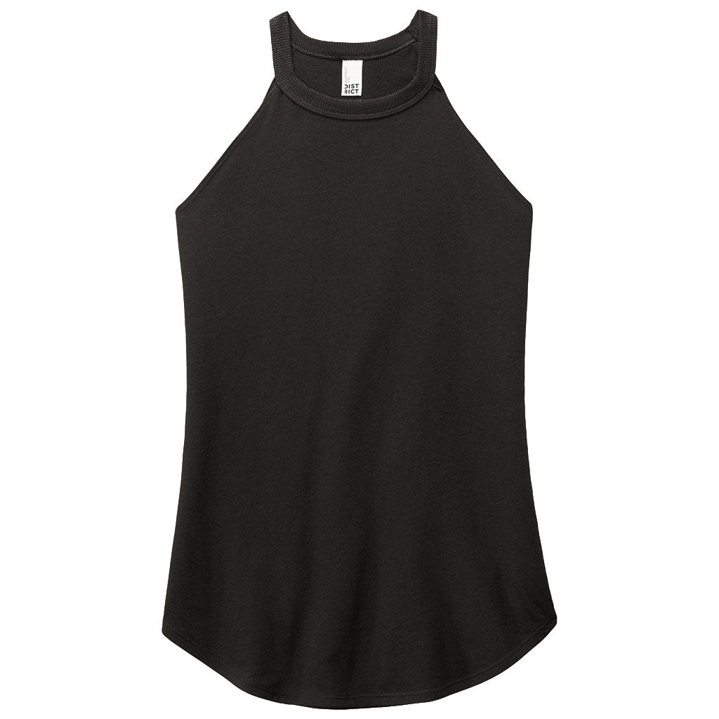 District Women's Black Perfect Tri Rocker Tank