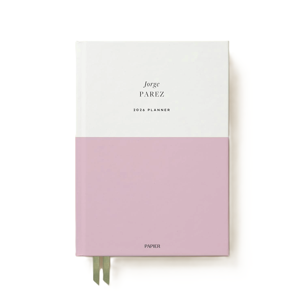 Papier Mauve Demi Calendar Year Planner