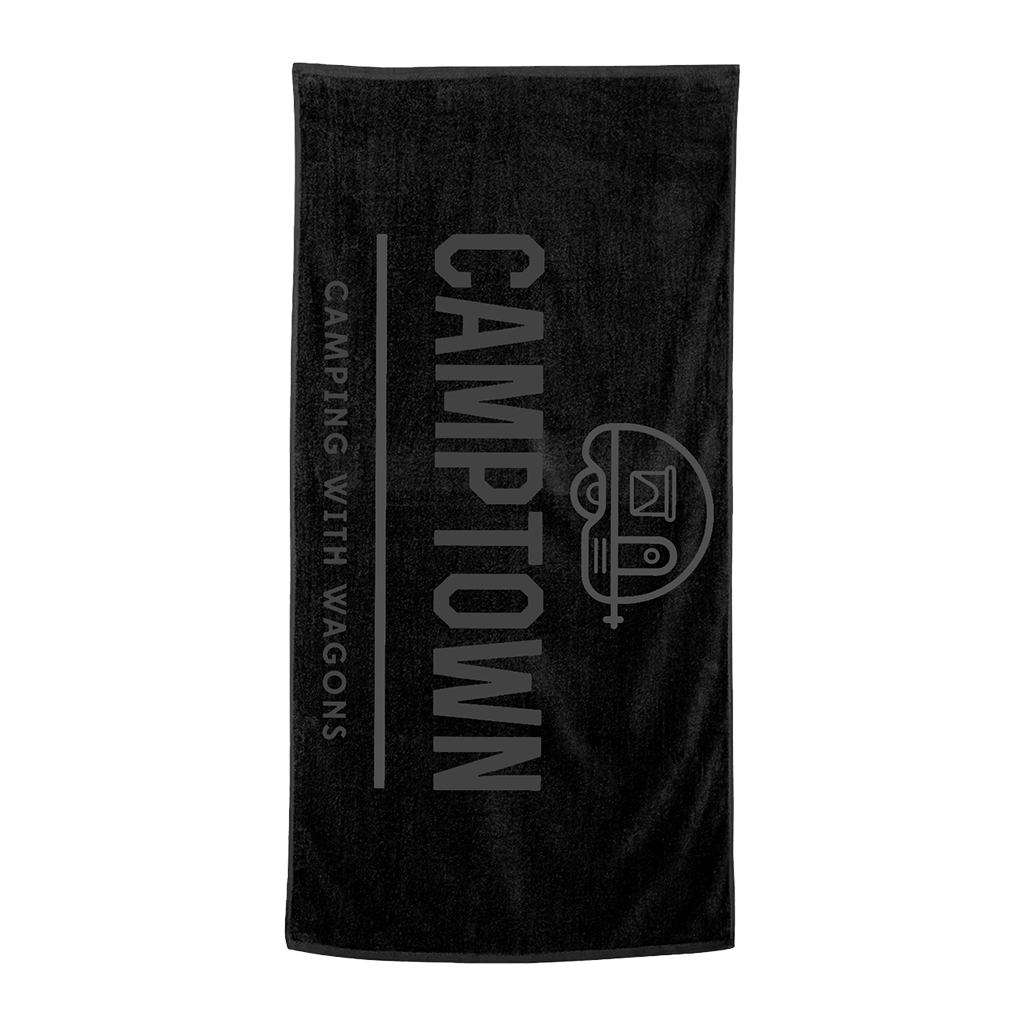 The Magnet Group Black Economy Beach Towel