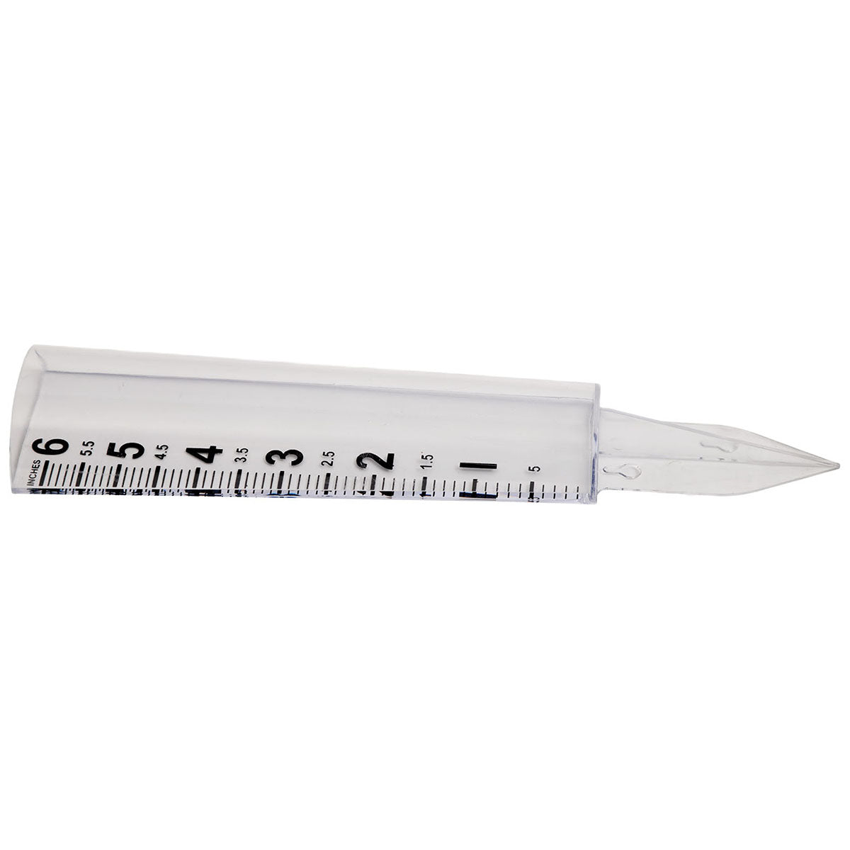 Logomark Clear Baran 6" Rain Gauge