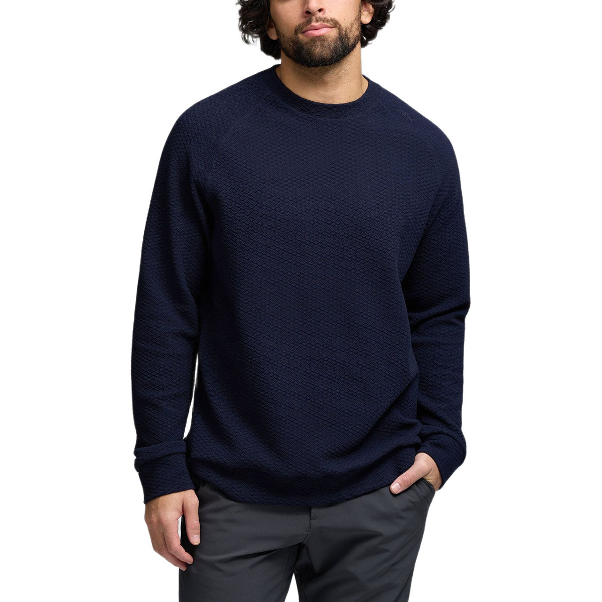 UNRL Men's Midnight Navy Elevation Crewneck