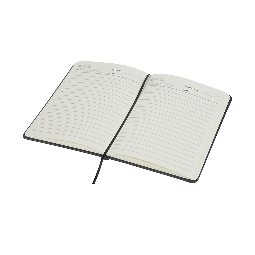 Logomark Black Manhattan II Gift Set w/Magnetic Journal & Recycled Pen