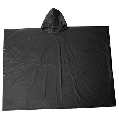 Shed Rain Black Poncho