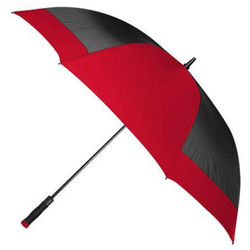 Shed Rain Black/Red Wedge 60" Auto-Open Golf Umbrella