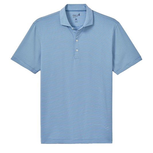 Johnnie-O Men's Kona Lake Lyndonn Striped Jersey Performance Polo