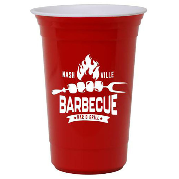 Garyline Red Varsity Double-Wall Cup with Liner - 16 oz.