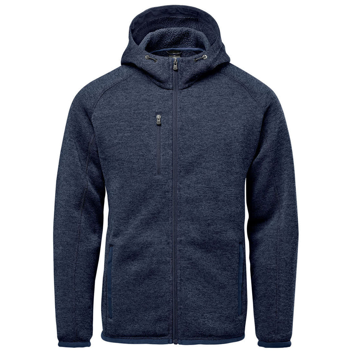 Stormtech Men's Navy Heather Avalante Full Zip Fleece Hoody