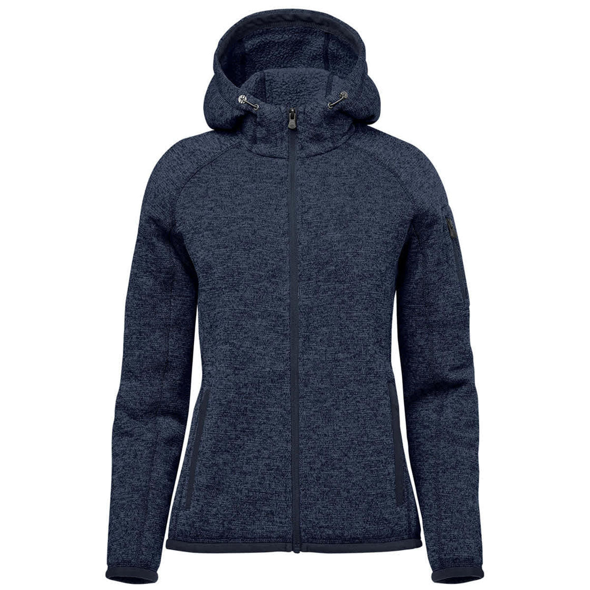 Stormtech Women's Navy Heather Avalante Full Zip Fleece Hoody