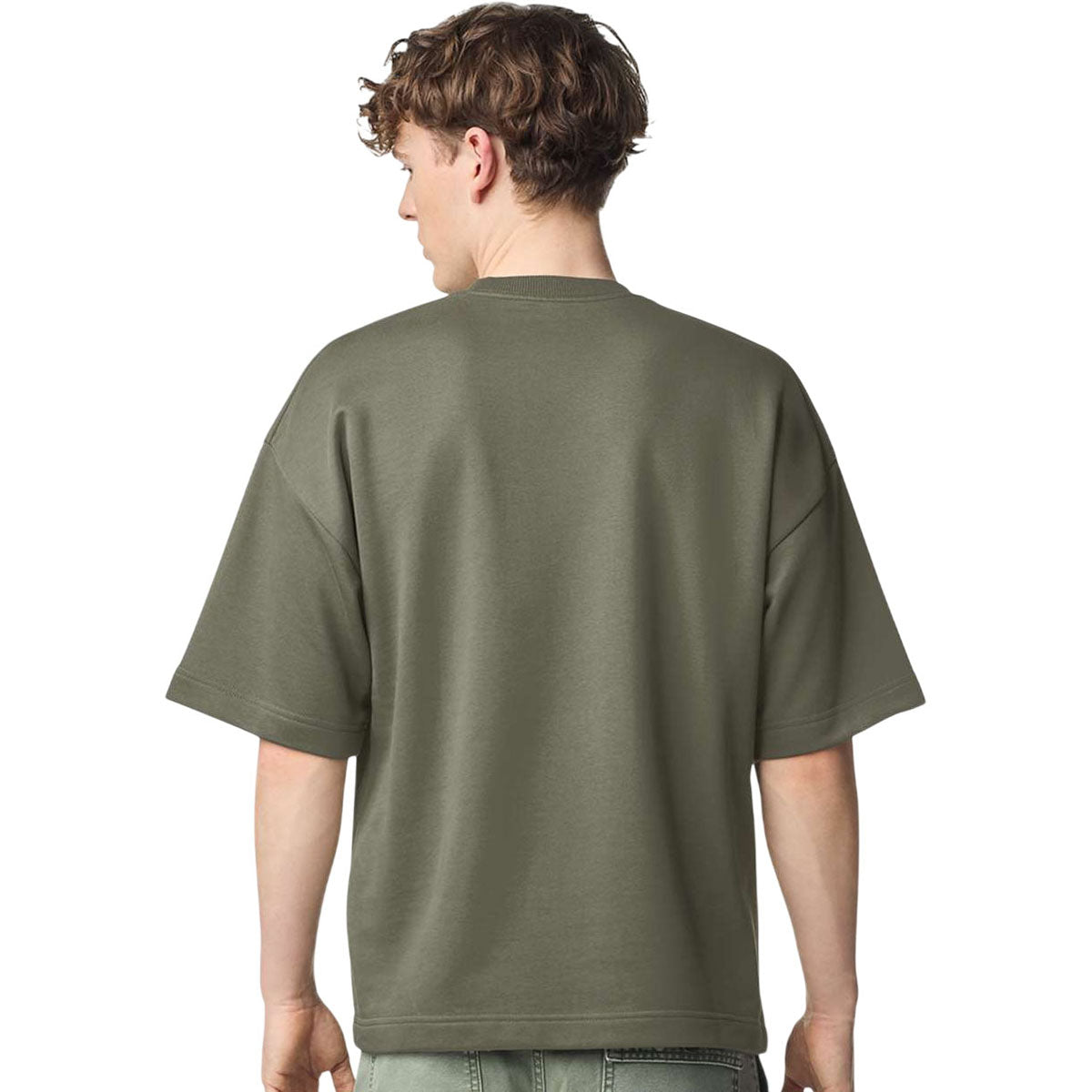 American Apparel Unisex Lieutenant French Terry Ex Crew Top