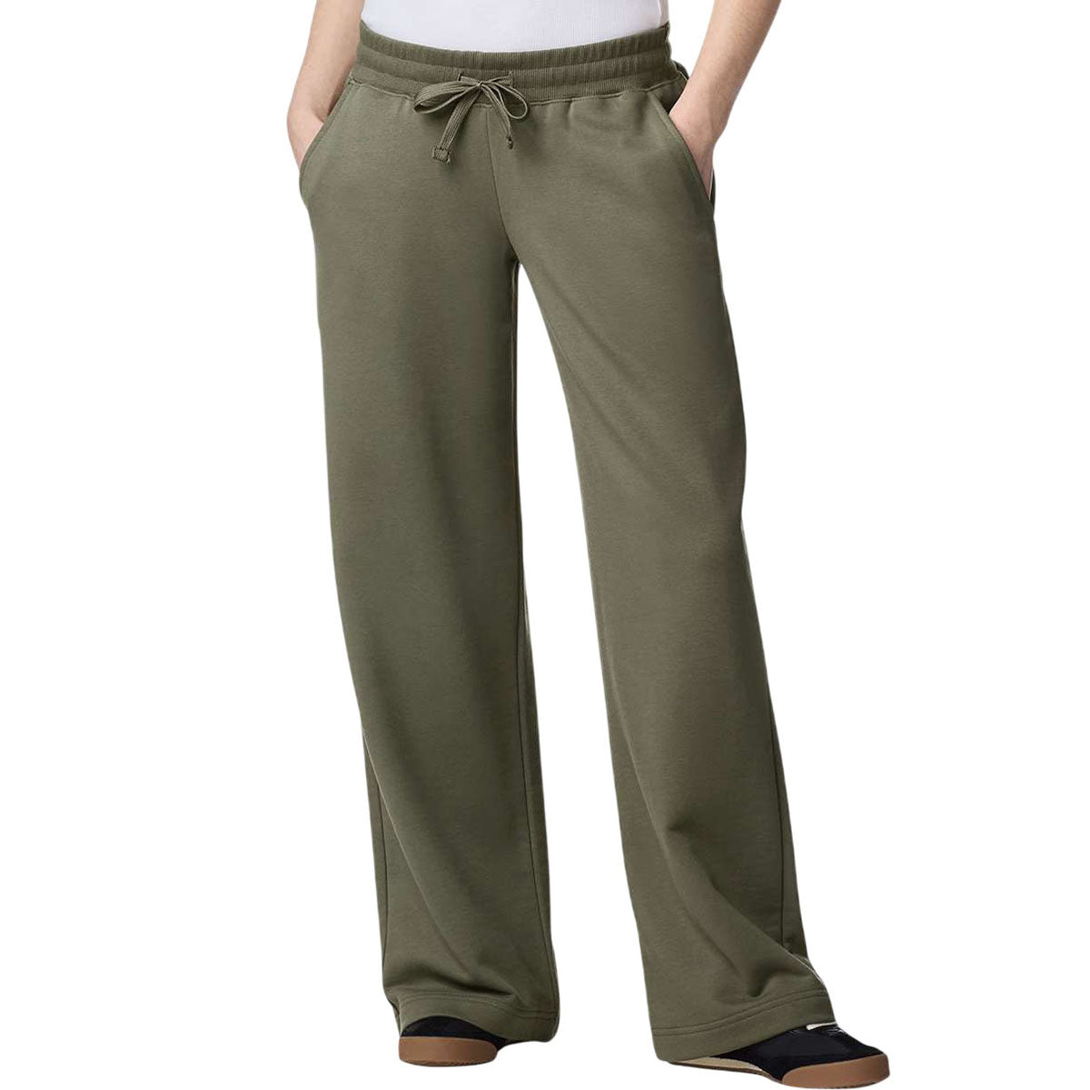 American Apparel Women's Lieutenant French Terry Wide Leg Pants