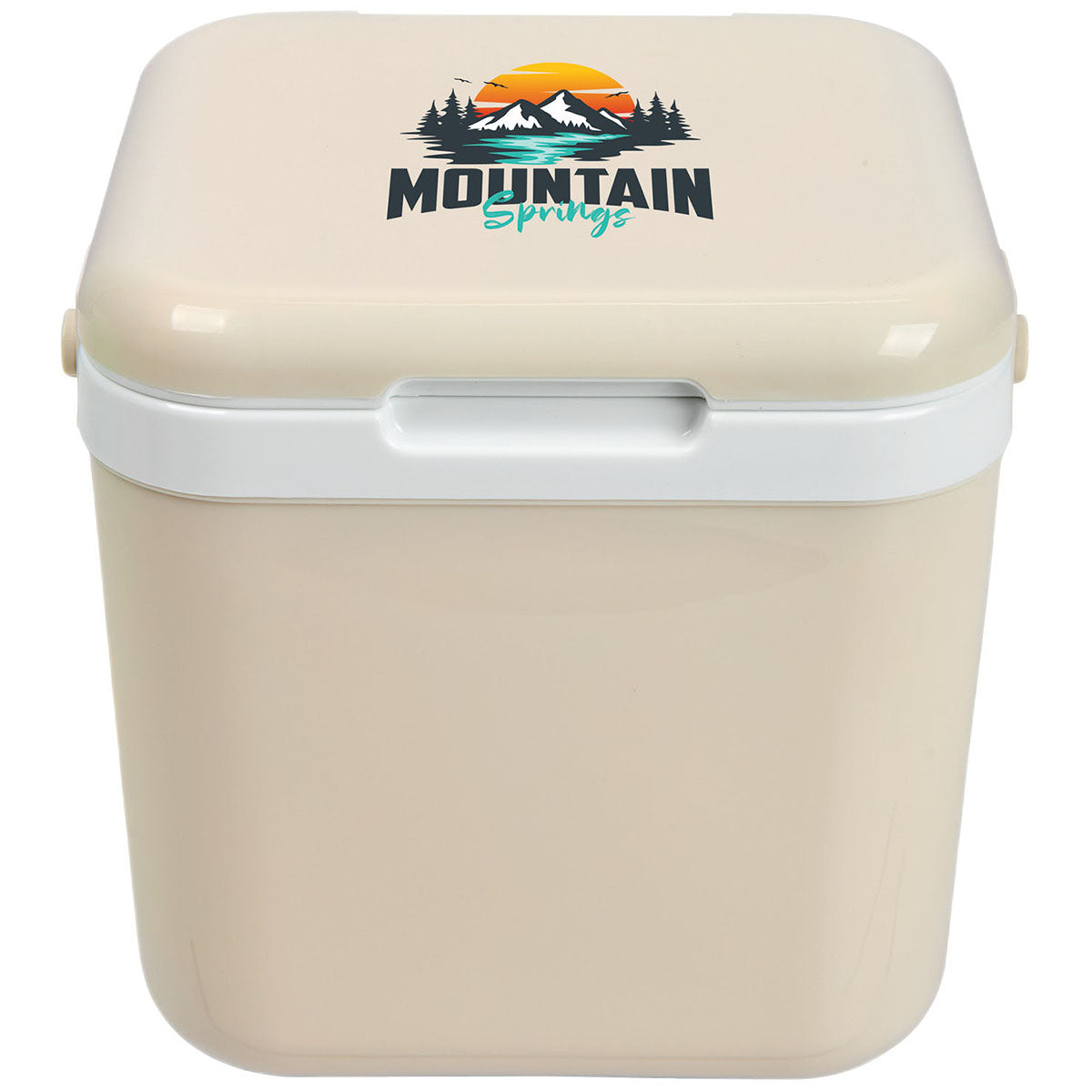 Logomark Cream 4.8 Qt Personal Lunch Box Cooler