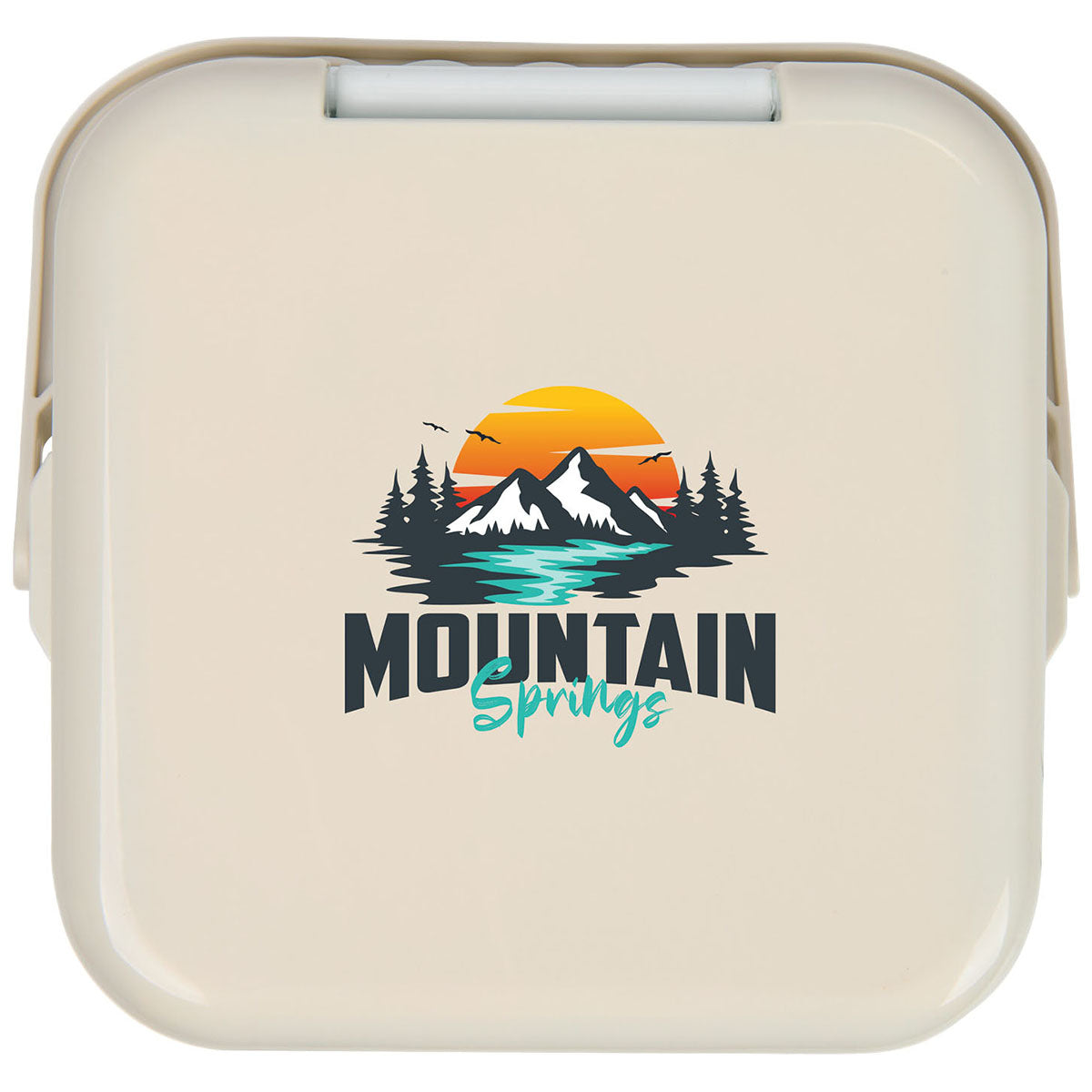 Logomark Cream 4.8 Qt Personal Lunch Box Cooler