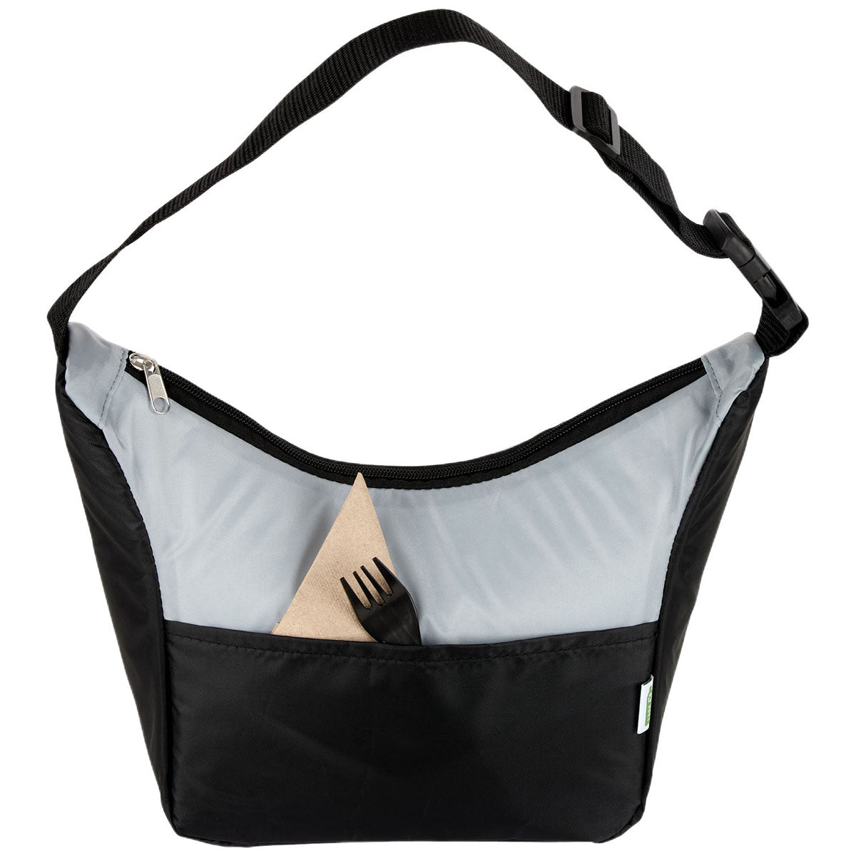 Logomark Black Roni 6-Can RPET Lunch Cooler