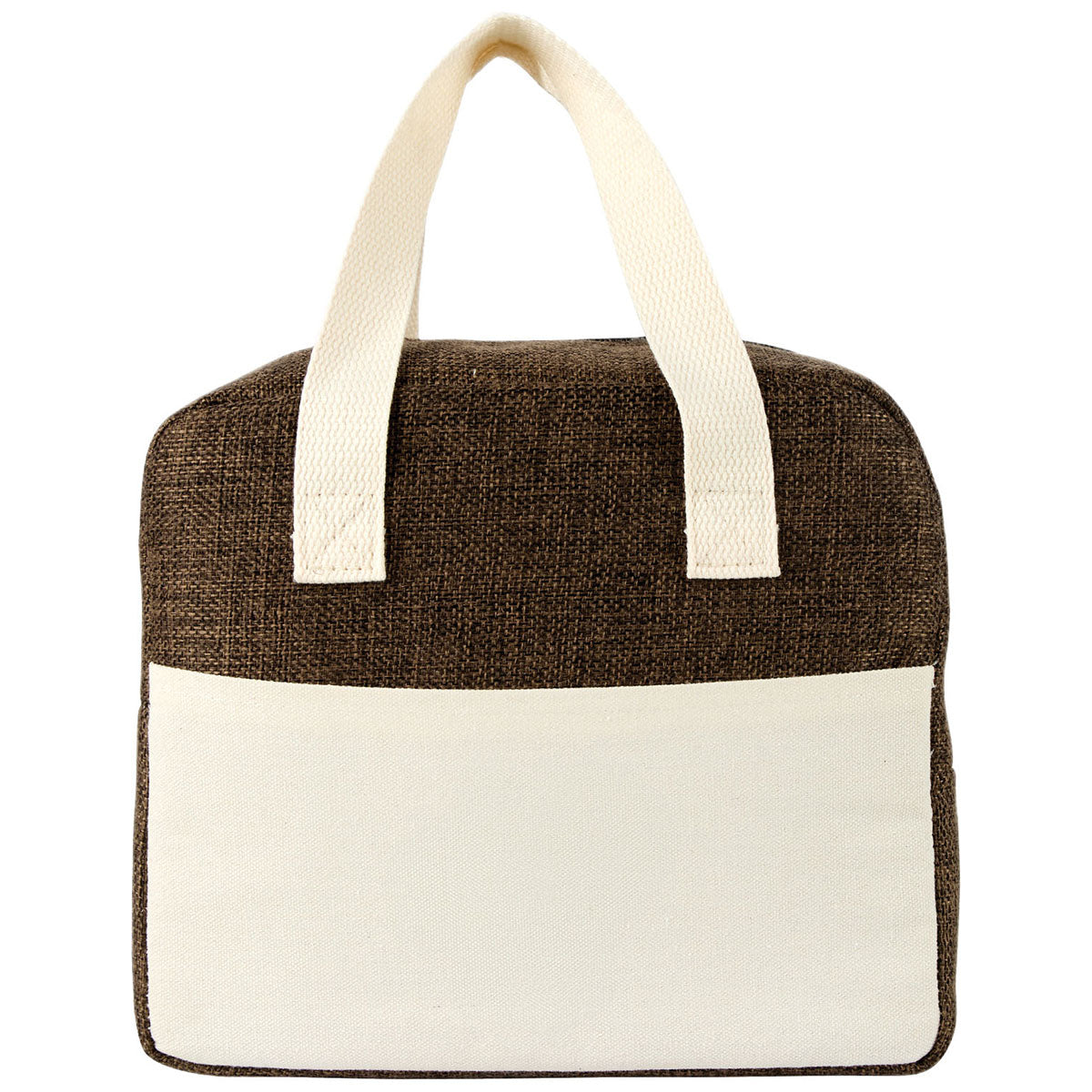 Logomark Brown Nika 6-Can Lunch Cooler