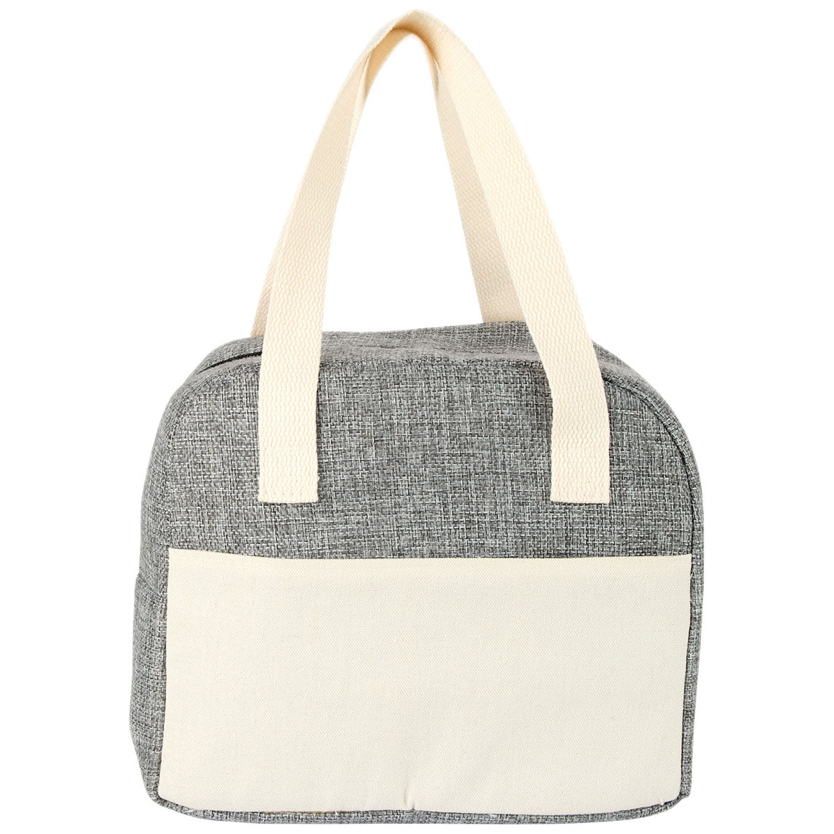 Logomark Grey Nika 6-Can Lunch Cooler