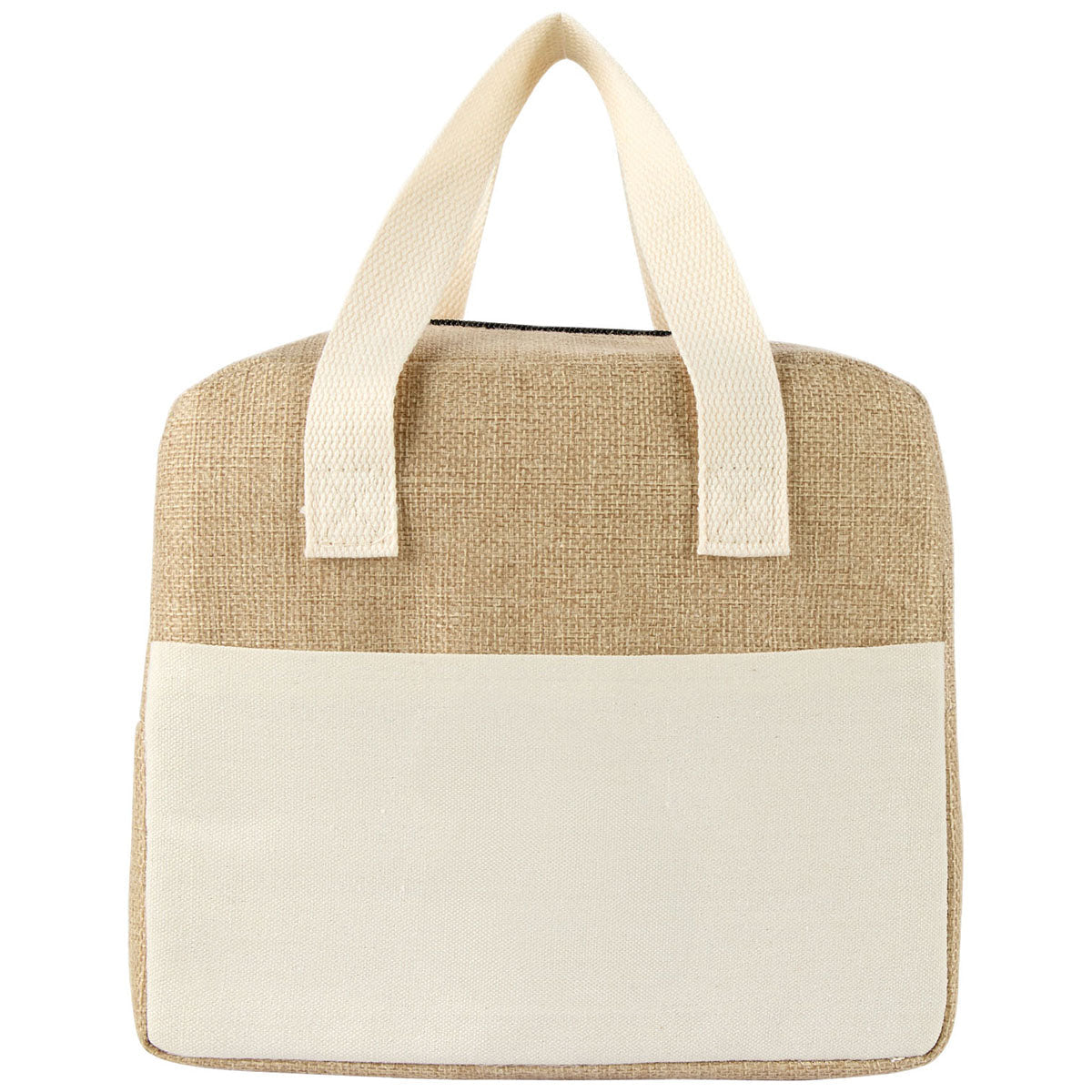 Logomark Natural Nika 6-Can Lunch Cooler