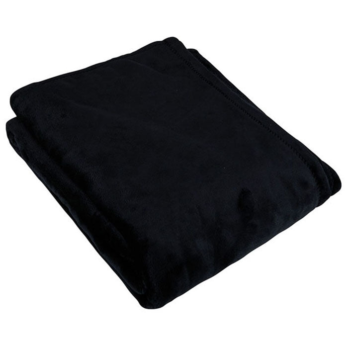 Logomark Black Fairmont Mink Touch Blanket