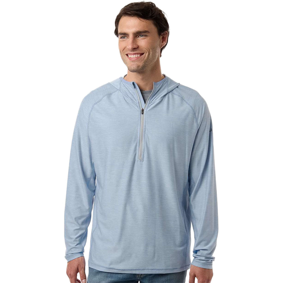 HUK Men's Windsurfer Atoll Half-Zip Hooded Pullover