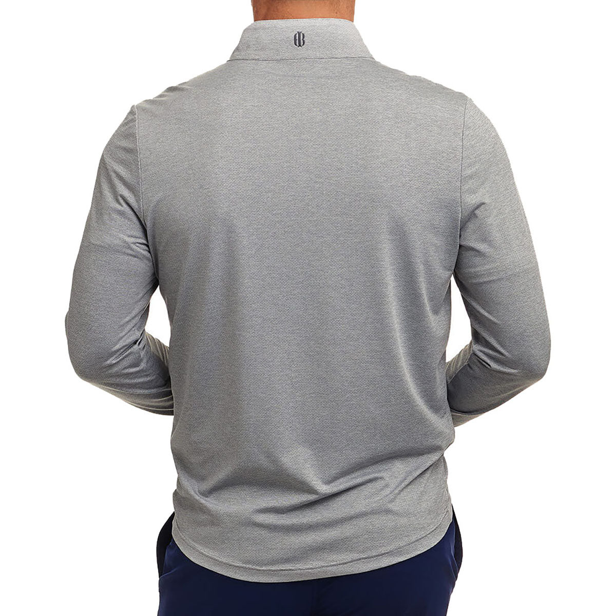 Holderness & Bourne Men's Heathered Grey The Bell Pullover