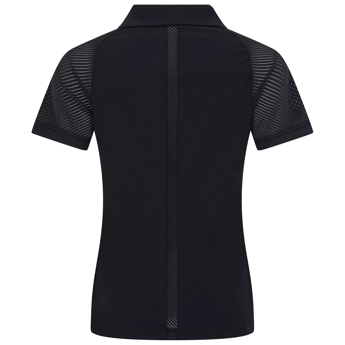 Levelwear Women's Black Tandem Polo