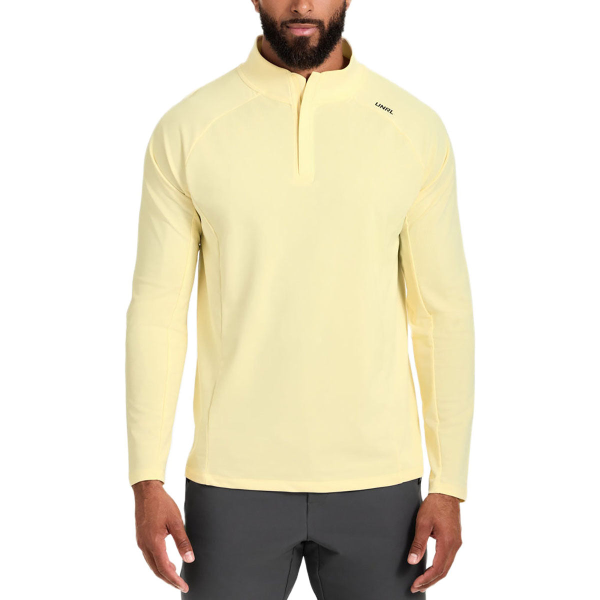 UNRL Men's Banana Cream Highlands Quarter Zip