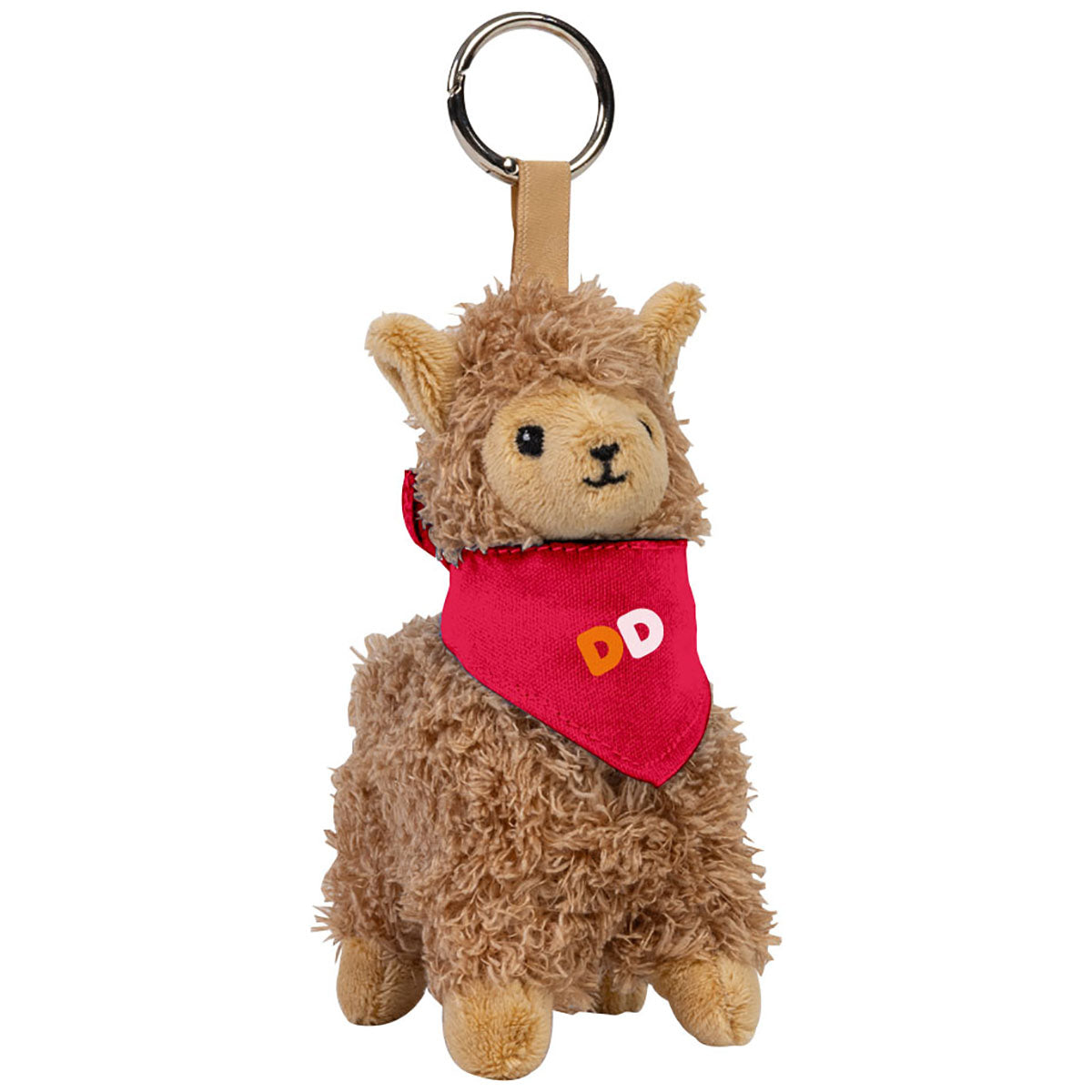 SnugZ Brown/Red Bahama Llama 5" Plush with Keyring