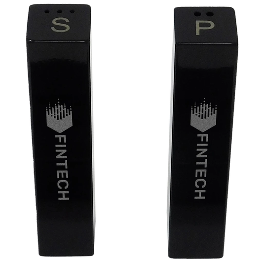 Beacon Black Eclipse Stainless Steel Salt & Pepper Set