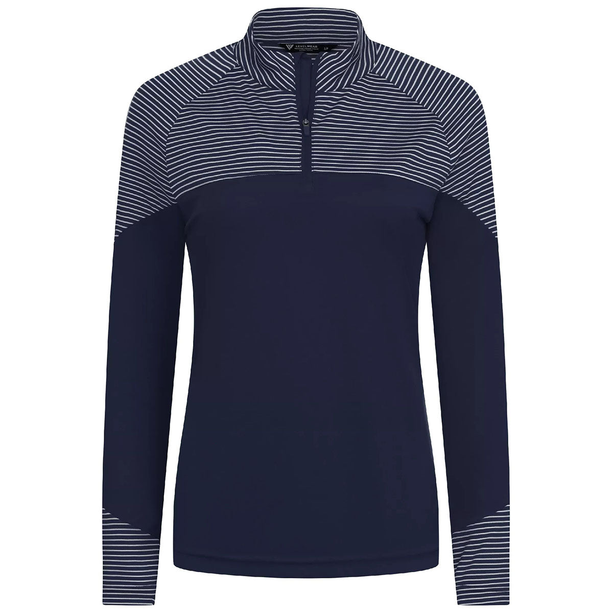 Levelwear Women's Navy Classic Stripes Pullover
