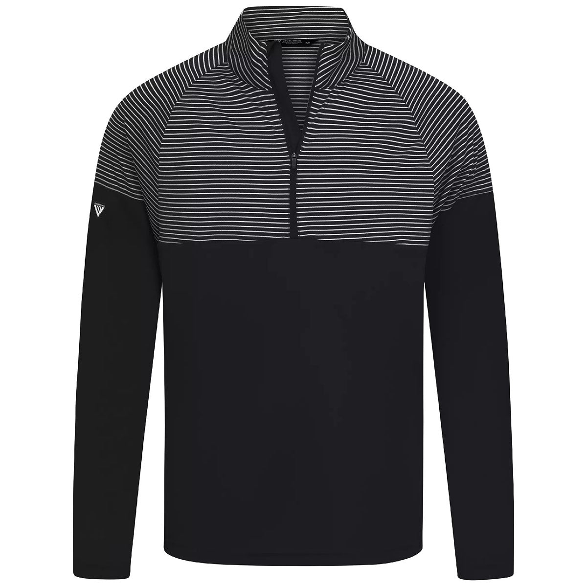 Levelwear Men's Black Classic Stripes Pullover
