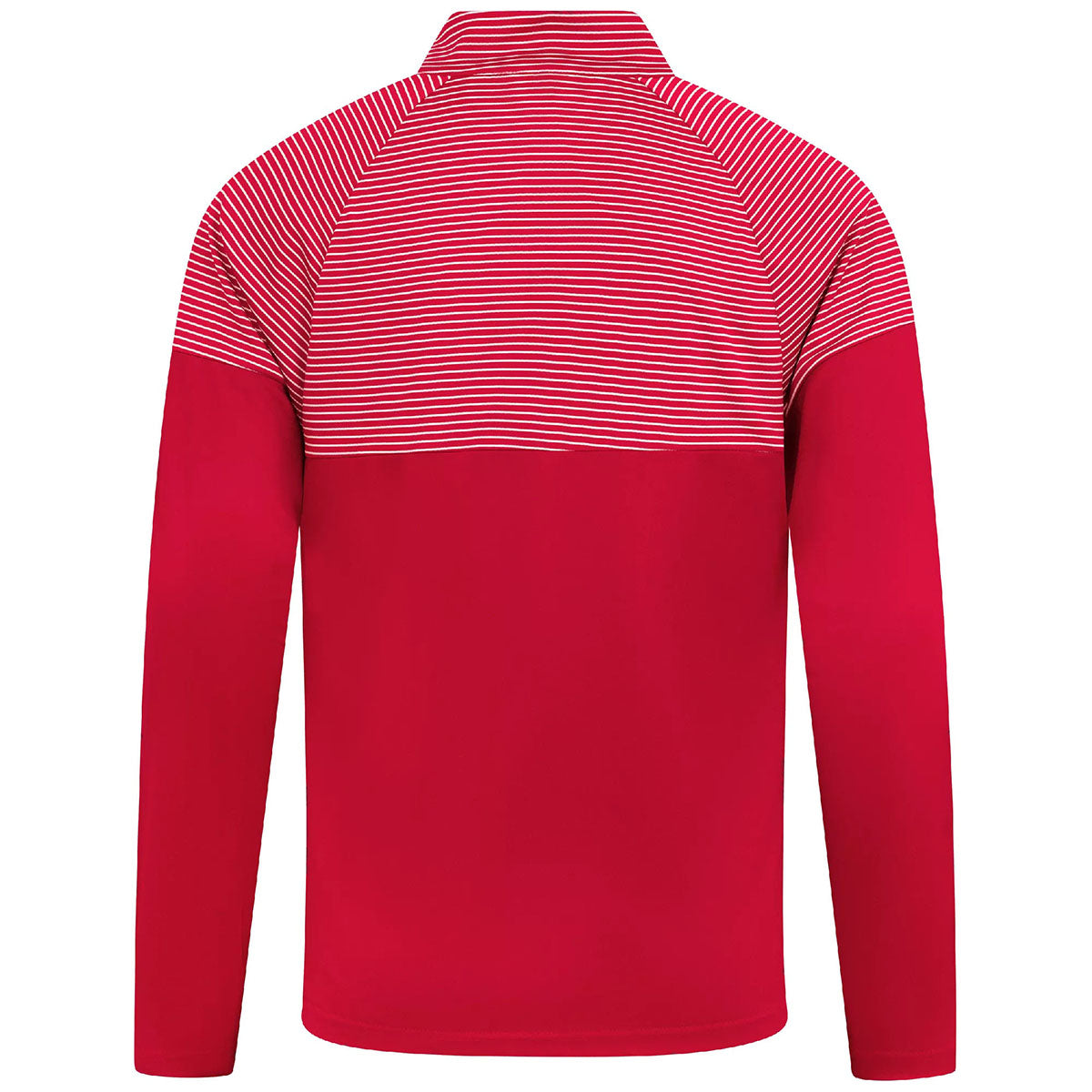 Levelwear Men's Flame Red Classic Stripes Pullover