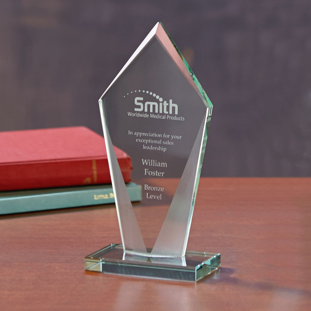 Crystal Clear Pierce Award - Small
