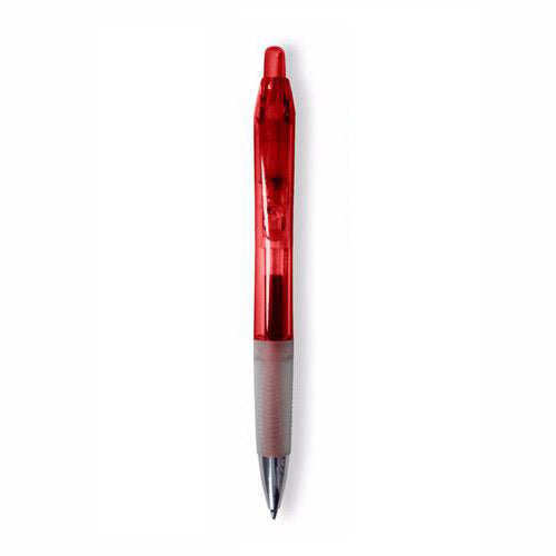 48-Hour BIC Clear Red Intensity Clic Gel Pen with Blue Ink