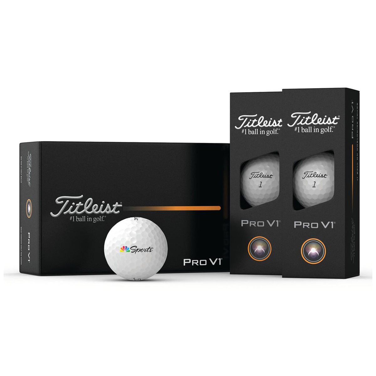 Titleist White Pro V1 Golf Balls (Half Dozen)