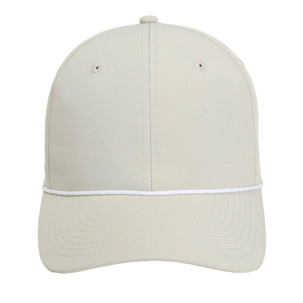 Imperial Putty/White Wingman 6-Panel Performance Rope Cap