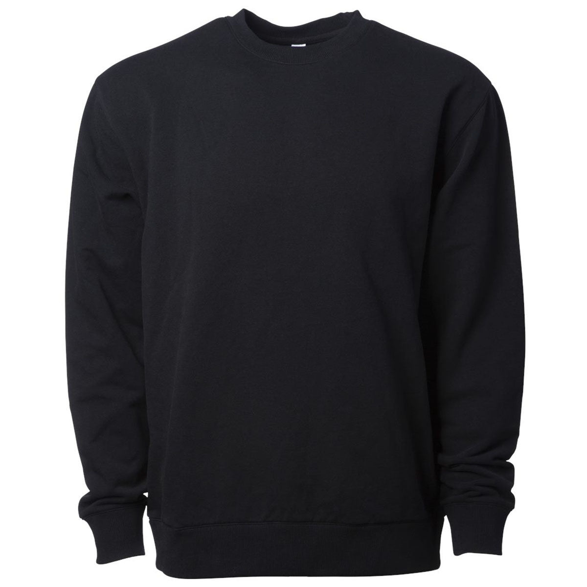 Independent Trading Co. Unisex Black Lux Heavyweight Modal Crewneck Sweatshirt