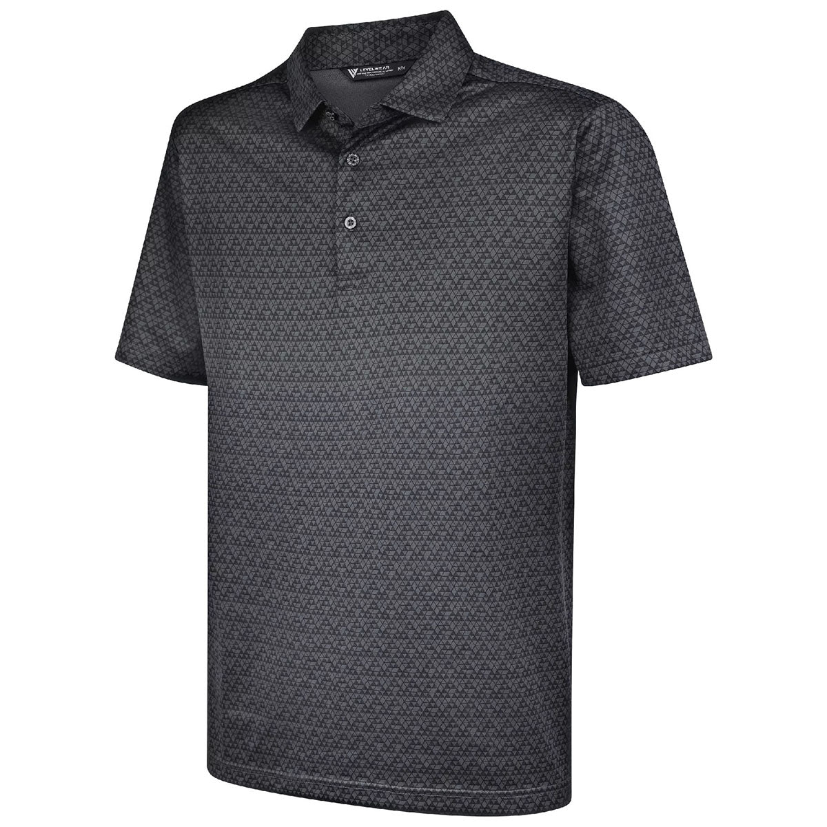 Levelwear Men's Charcoal System Polo