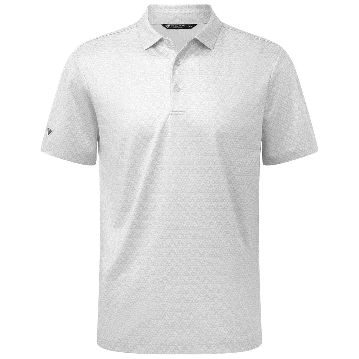 Levelwear Men's White System Polo