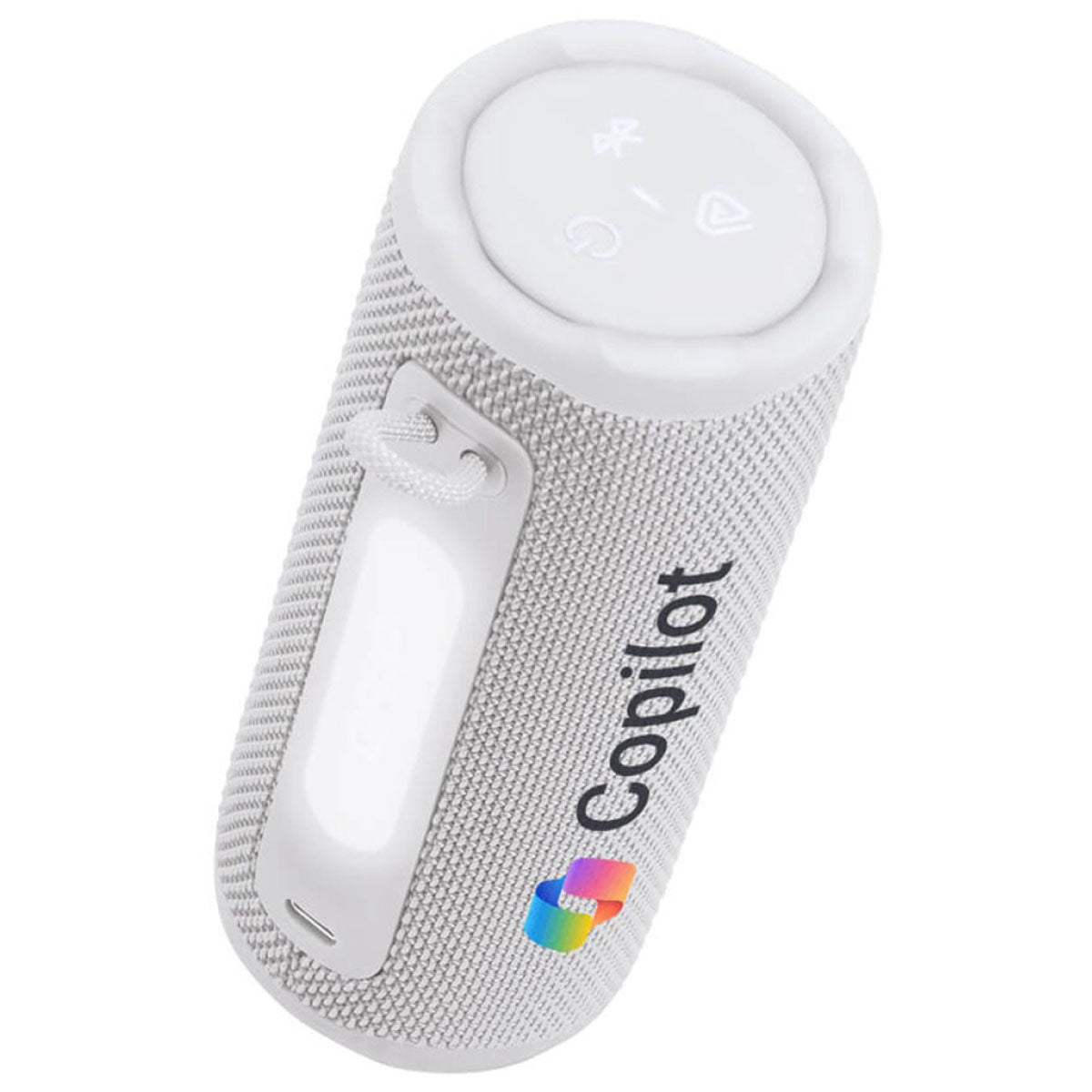 JBL White Grip Compact Bluetooth Speaker