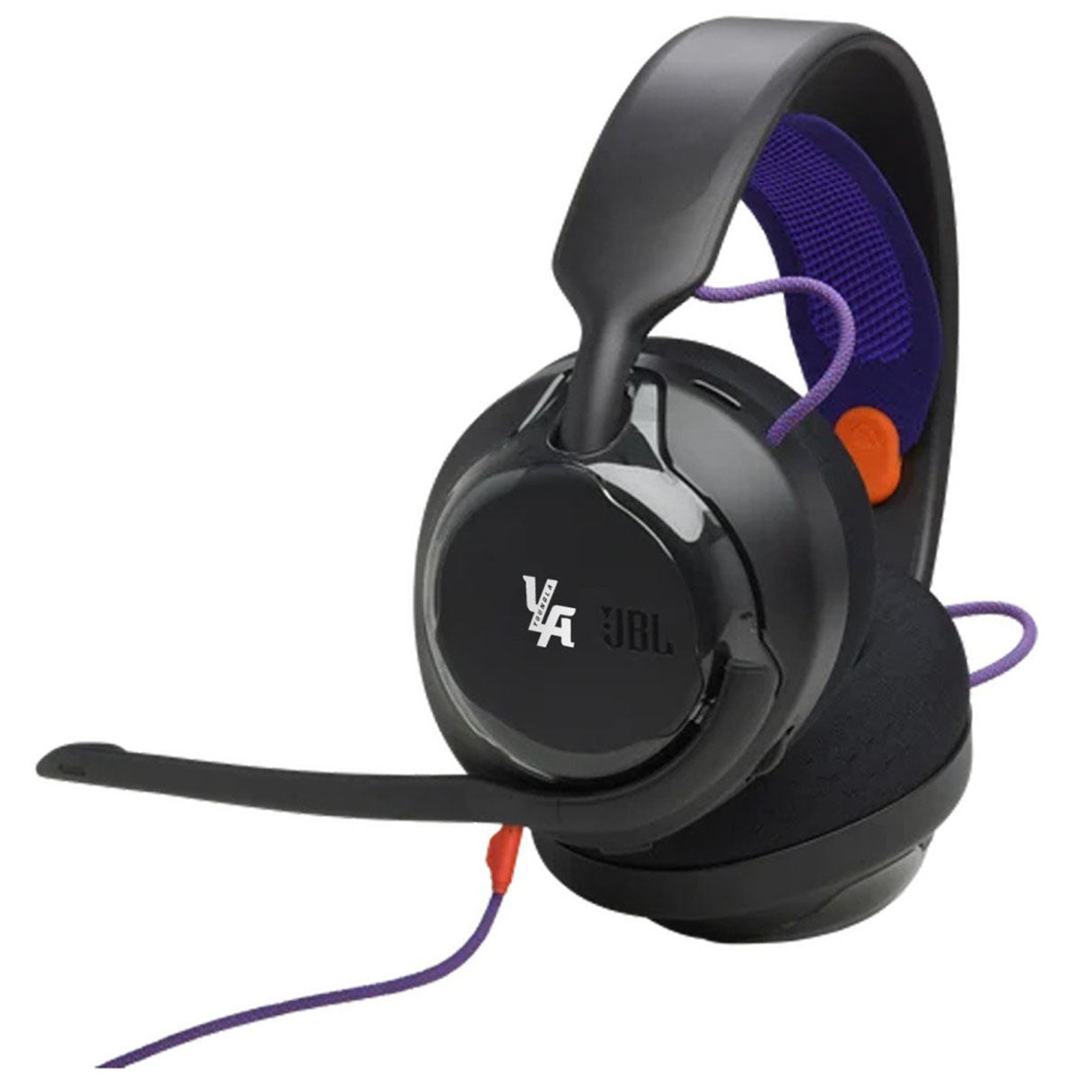 JBL Black Quantum 250 Wired Over-Ear Gaming Headset with Flip-Up Mic