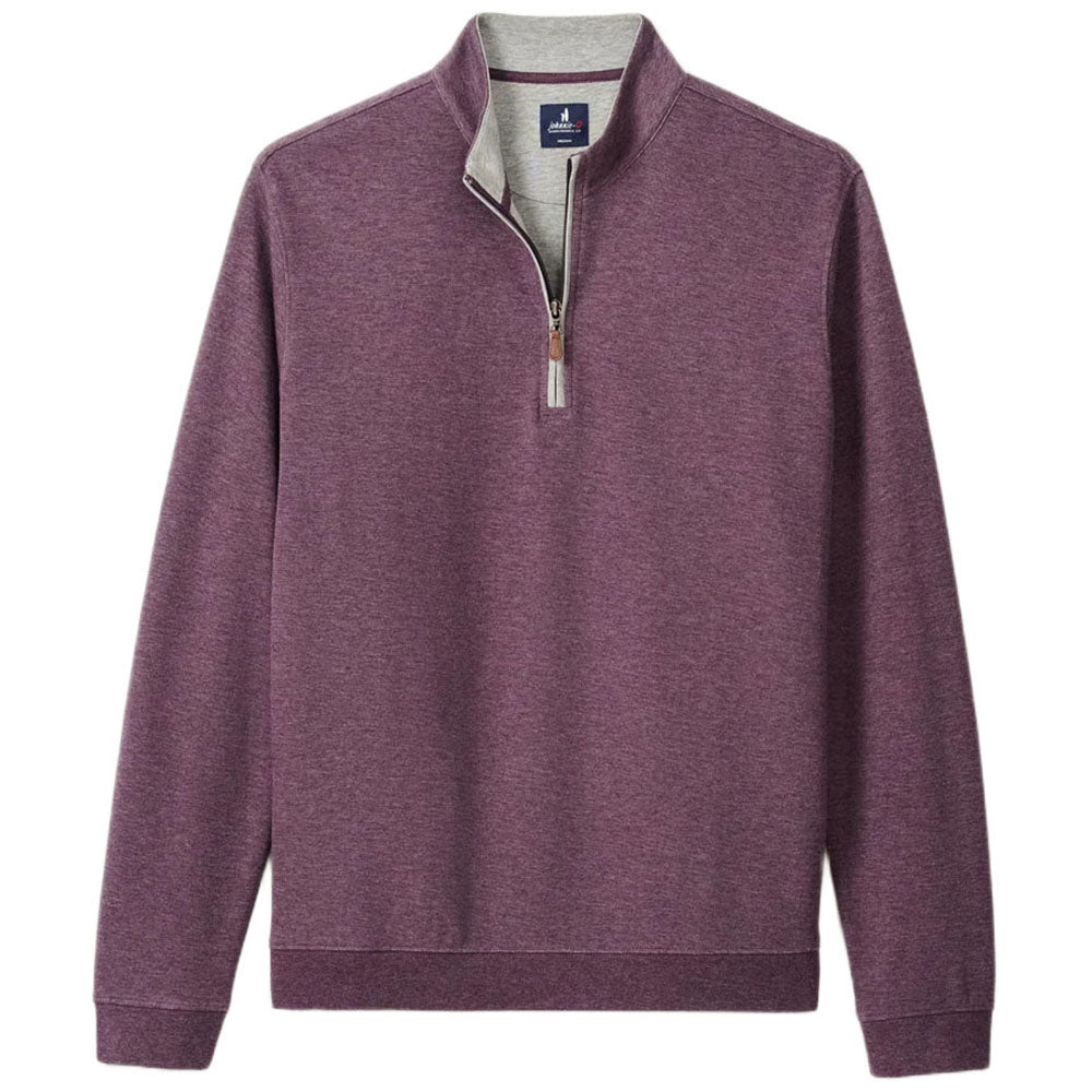 Johnnie-O Men's Royal Plum Sully 1/4 Zip Pullover