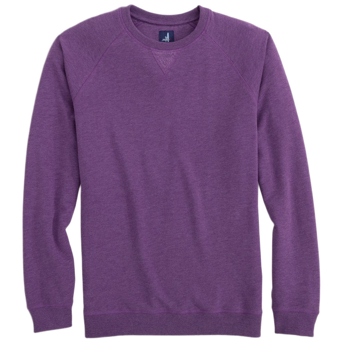 Johnnie-O Men's Purple Freeman Fleece Crewneck Sweatshirt