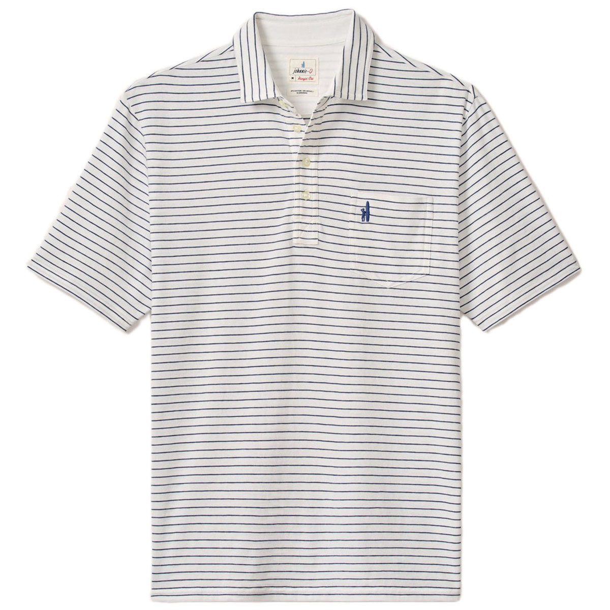 Johnnie-O Men's White Ryan Original Four-Button Polo