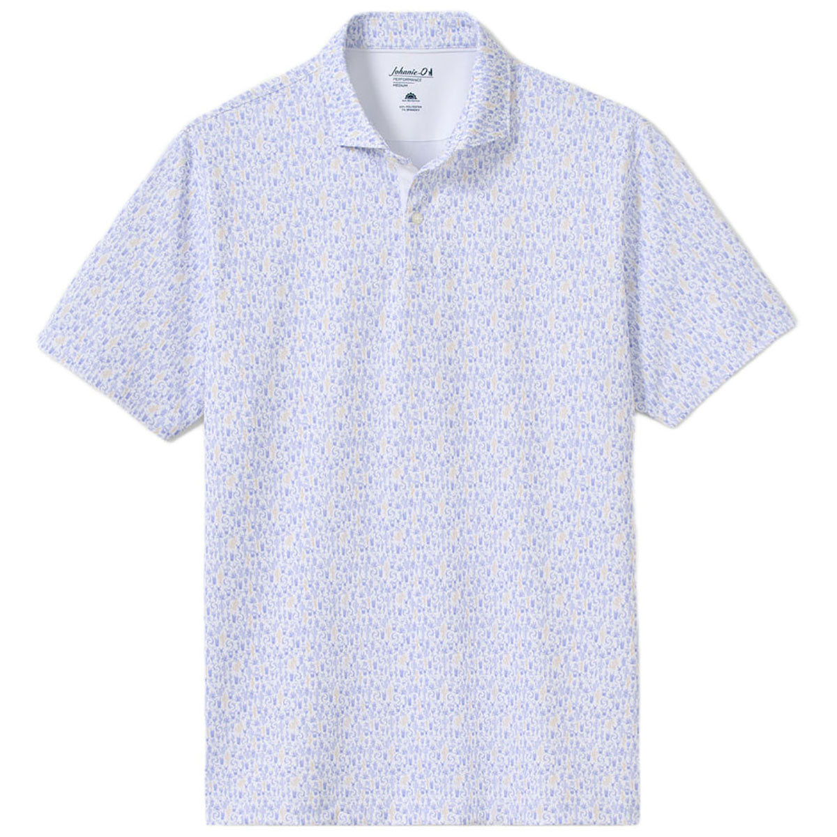 Johnnie-O Men's Viola Zona Drinks Performance Mesh Polo