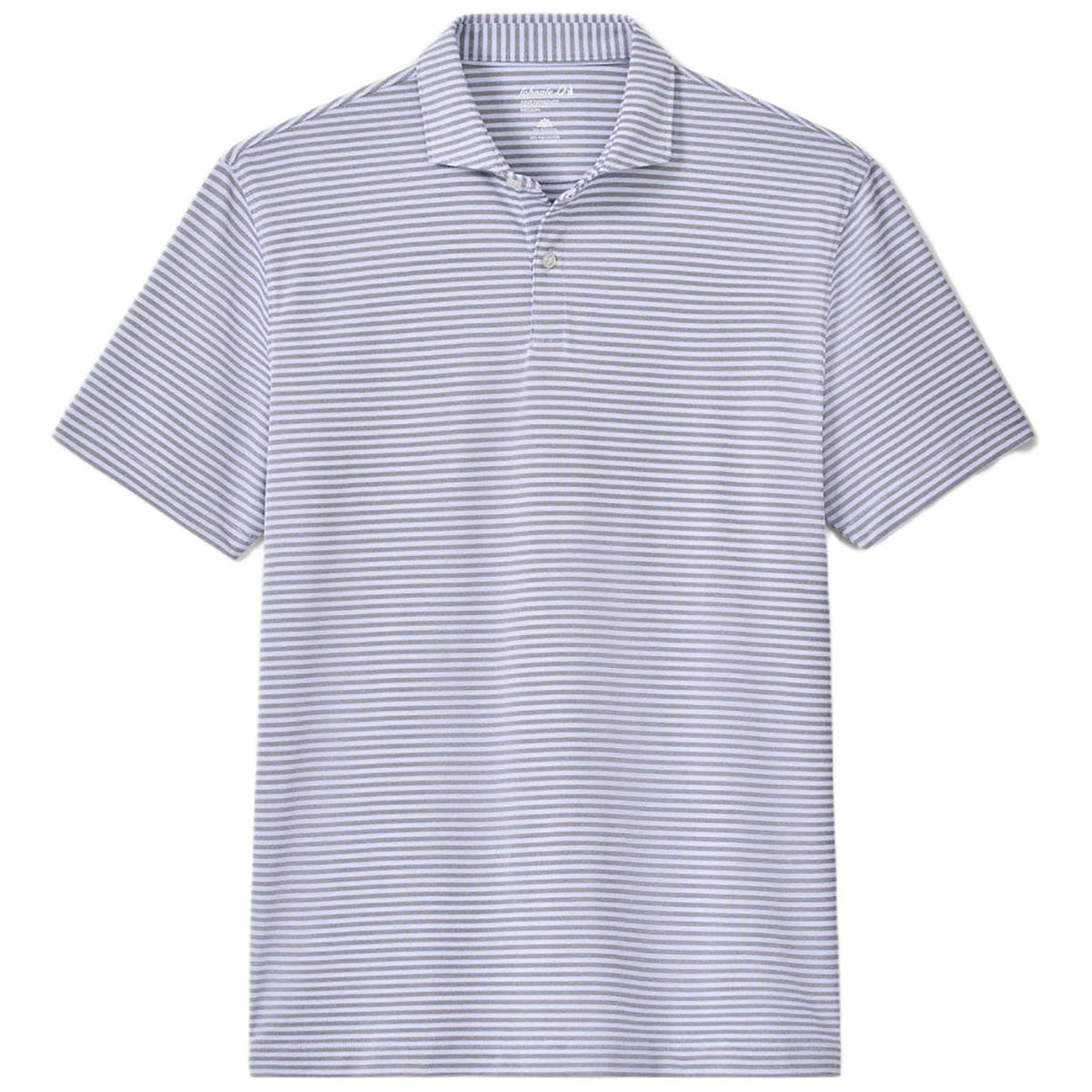 Johnnie-O Men's Navy Viola Cruz Stripe Performance Mesh Polo