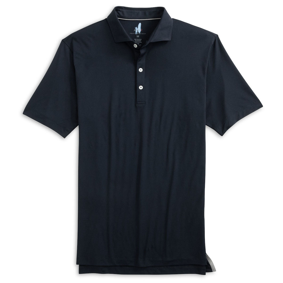 Johnnie-O Men's Black Huron Solid Featherweight Performance Polo