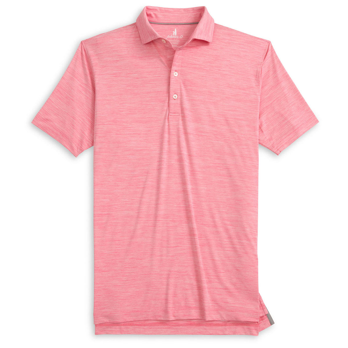 Johnnie-O Men's Pink Lemonade Huron Solid Featherweight Performance Polo