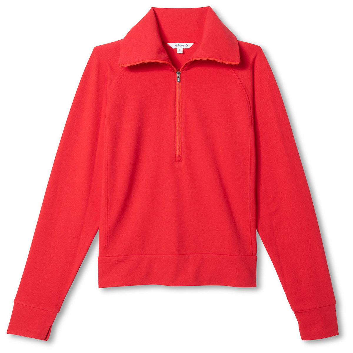 Johnnie-O Women's Red 1 Eliza Performance Half Zip Pullover