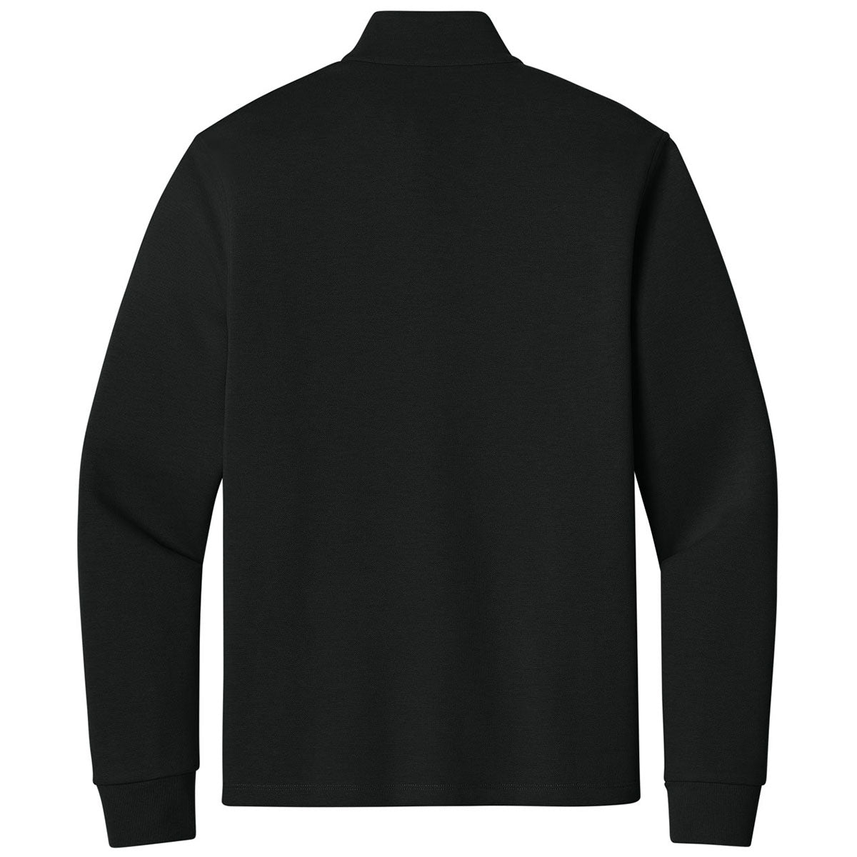 Port Authority Men's Deep Black Wearever Signature Double Pique 1/4-Zip