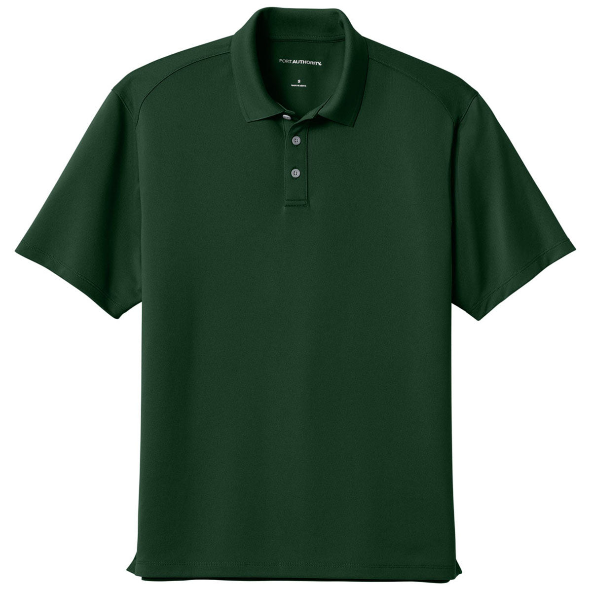 Port Authority Men's Deep Forest Green Wearever Performance Pique Polo