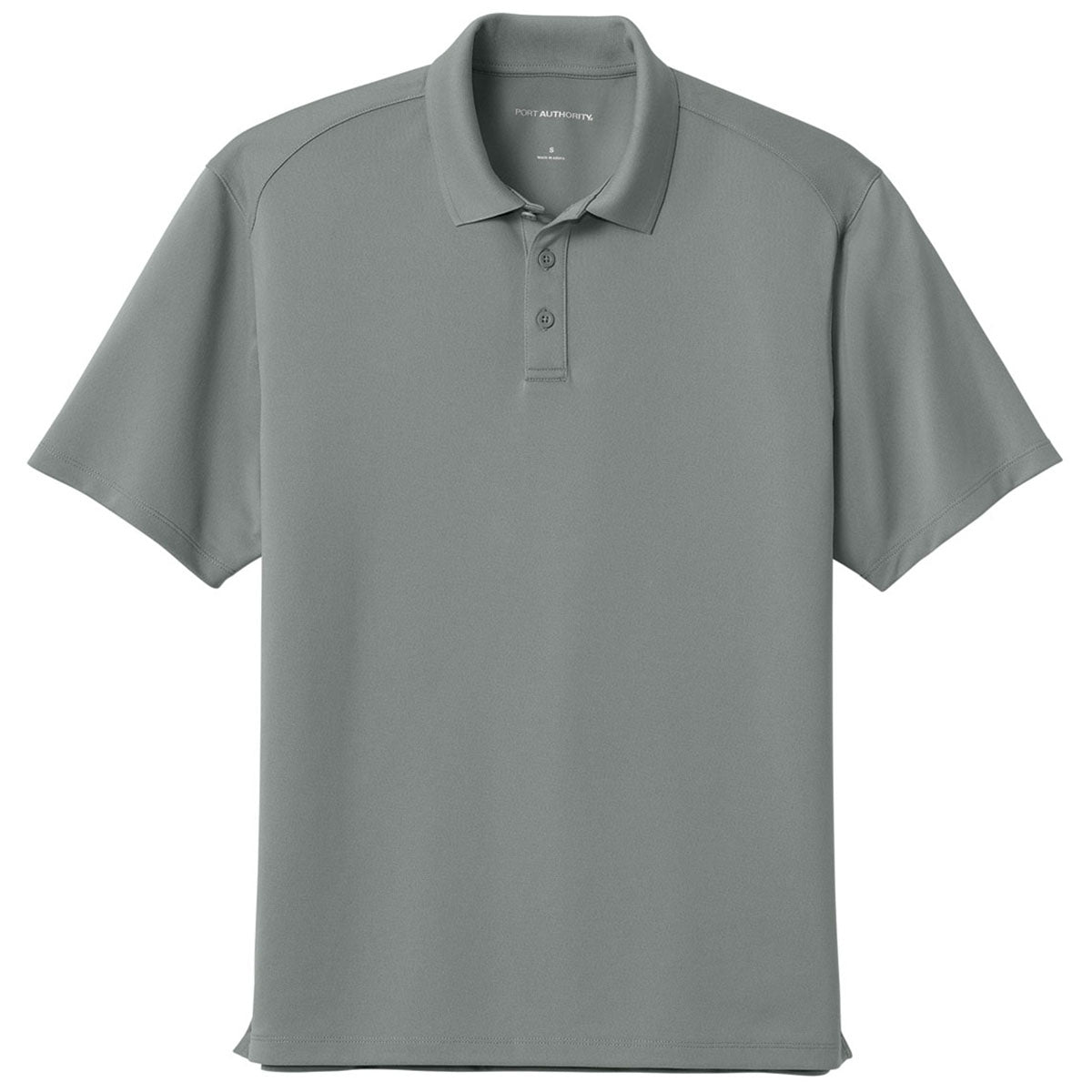 Port Authority Men's Gusty Grey Wearever Performance Pique Polo